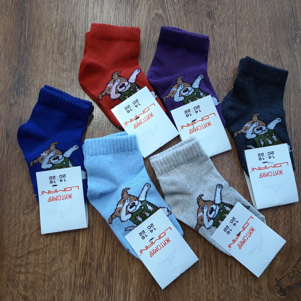 ДИТЯЧІ СТРЕЙЧЕВІ ШКАРПЕТКИ "LOMANI УКРАЇНА" ПАТРОН